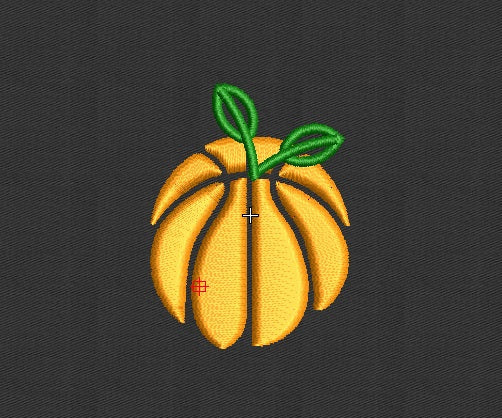 Pumpkin Embroidery Design