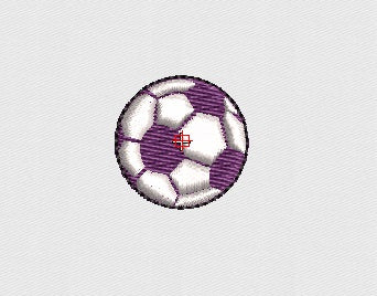 Football Embroidery Design