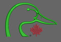 Northern Water Silhouette Embroidery Design