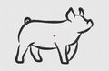 Pig Embroidery Design