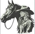 Horse Embroidery Design