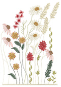 Flower Boshe Embroidery Design