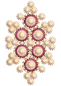 Star Bunch Embroidery Design