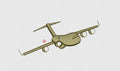 Plane Embroidery Design