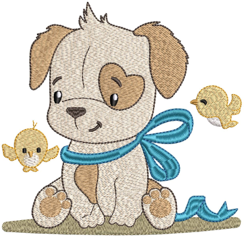 Dog Embroidery Design