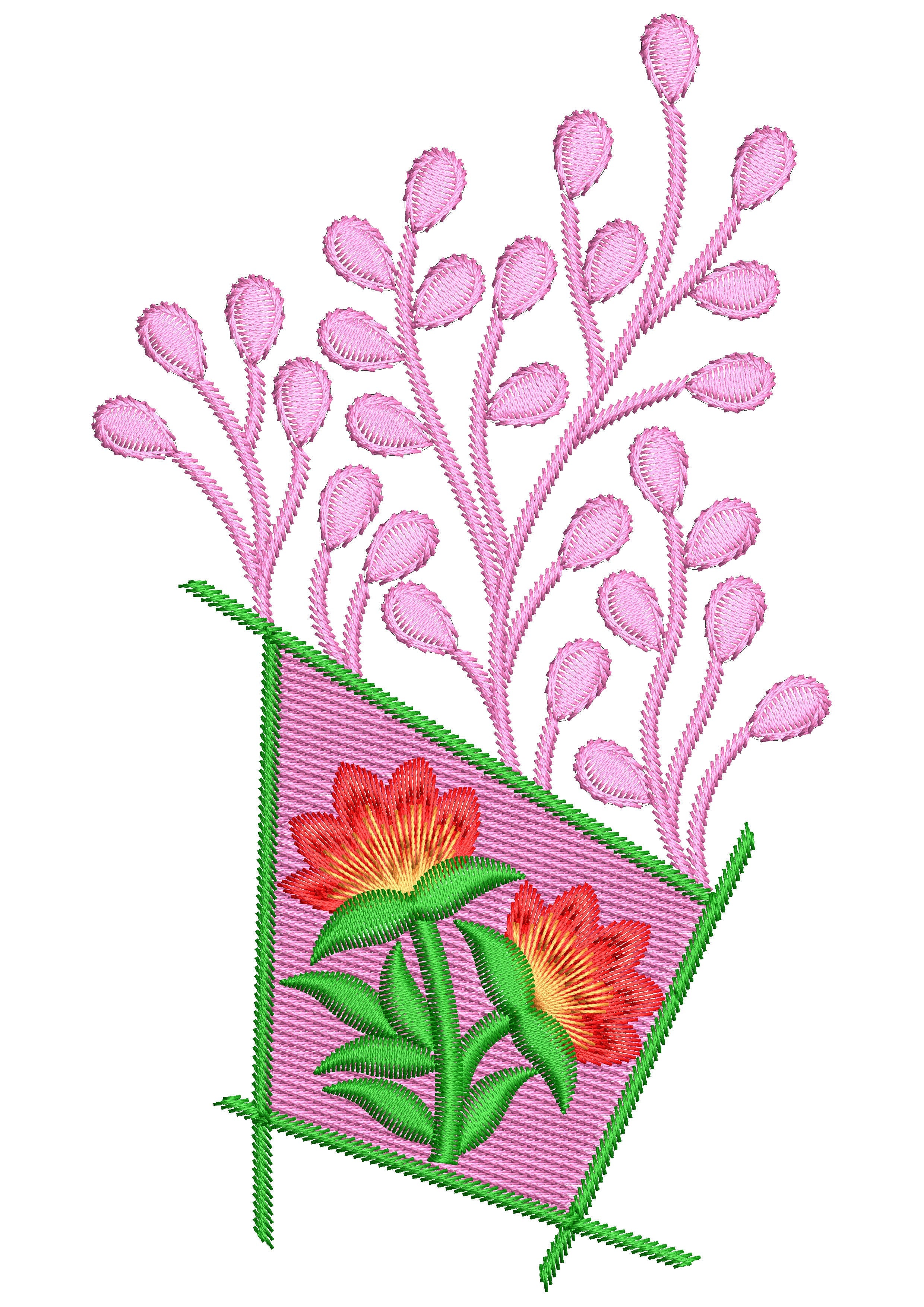 Geo Symmetry Embroidery Design