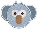 Bear Baby Face Embroidery Design