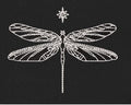 Astral Dragonfly Stitch Embroidery Design