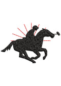 Horse Shaine Embroidery Design