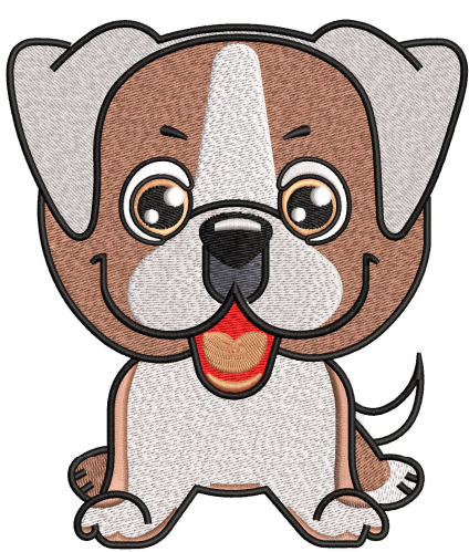 Dog Embroidery Design