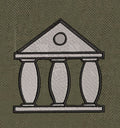 Pillar Court Grey & Black Embroidery Design