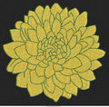 Yellow Flower Embroidery Design