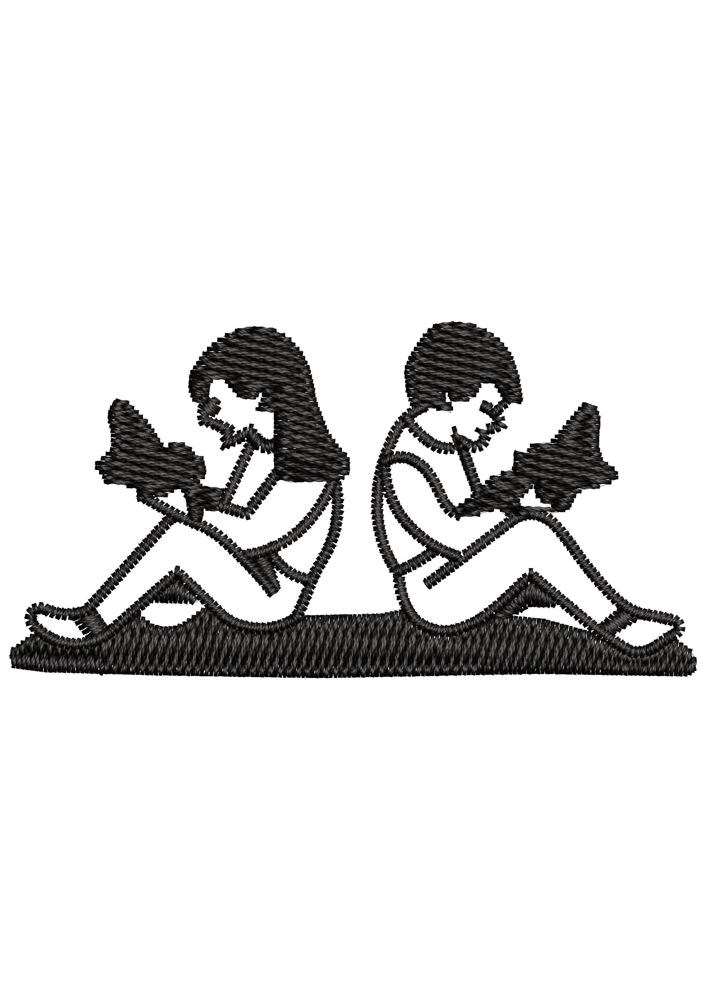 Leaner Kids Embroidery Design