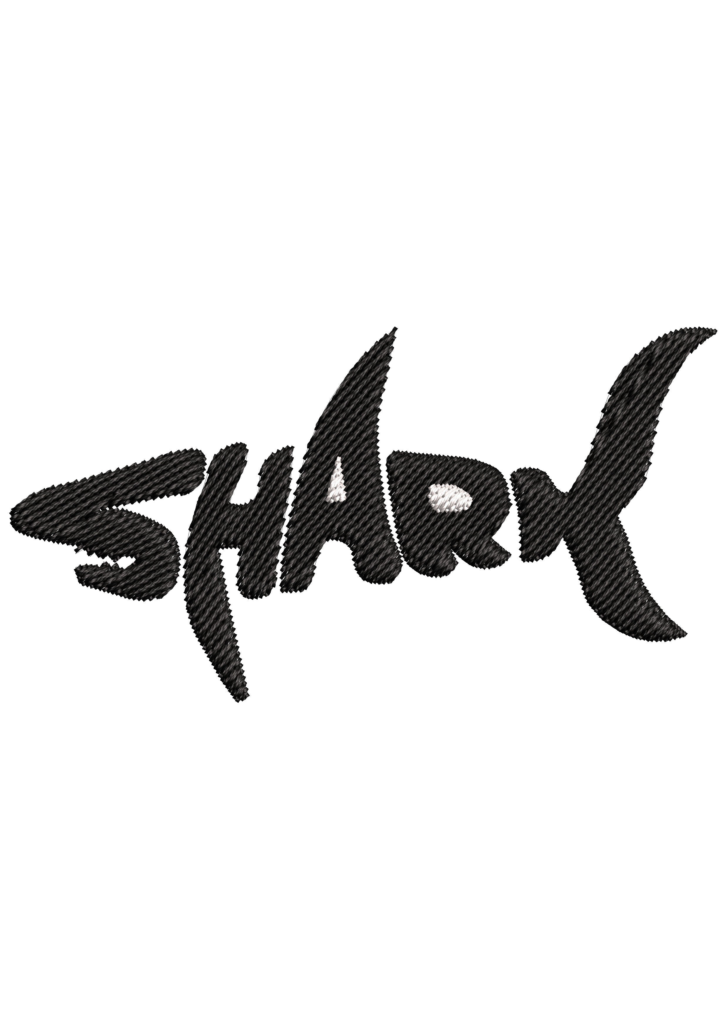 Shark Splng Embroidery Design