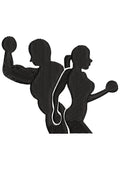 Body Strong Embroidery Design