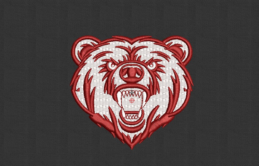 Bear Embroidery Design