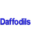 Daffodils Embroidery Design