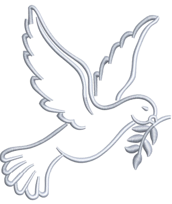Pigon Embroidery Design