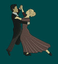 Dancing Couple Embroidery Design