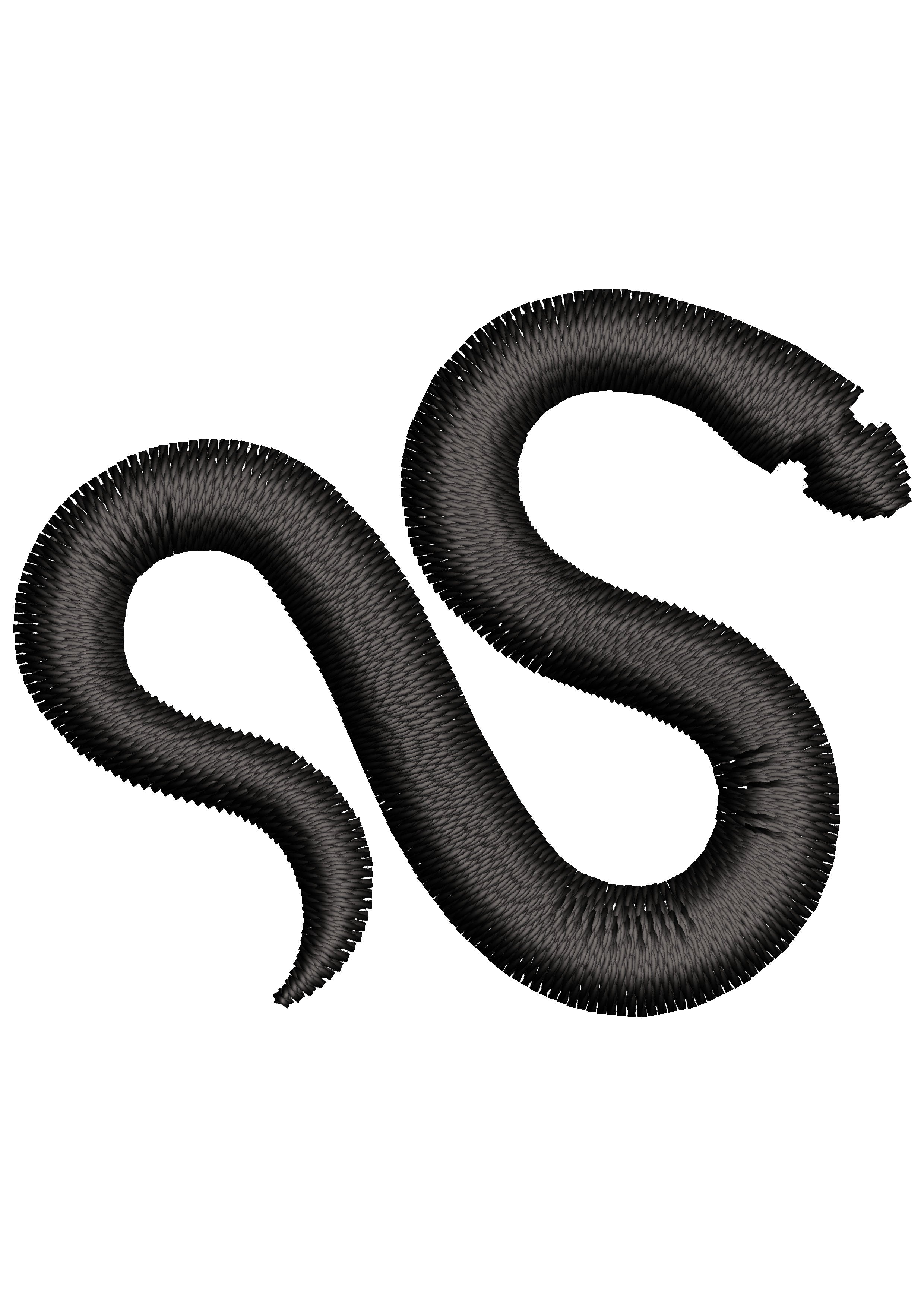 Snake Embroidery Design