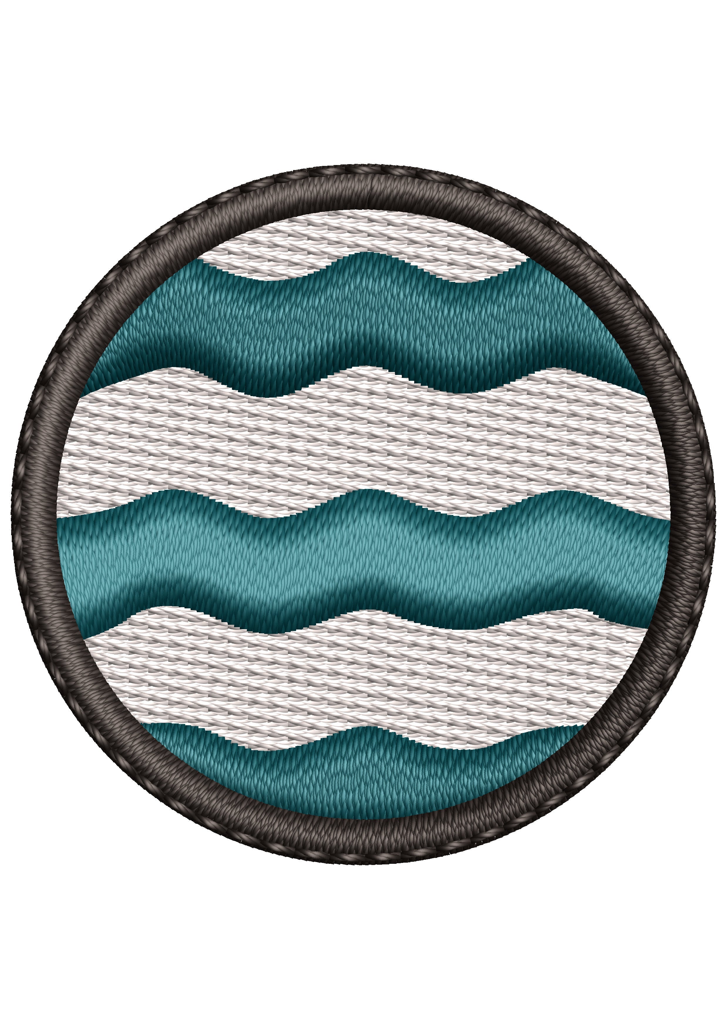 Water Sign Embroidery Design