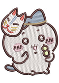 Happy Kitty Embroidery Design
