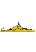 Ship Embroidery Design