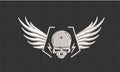 Skull Embroidery Design