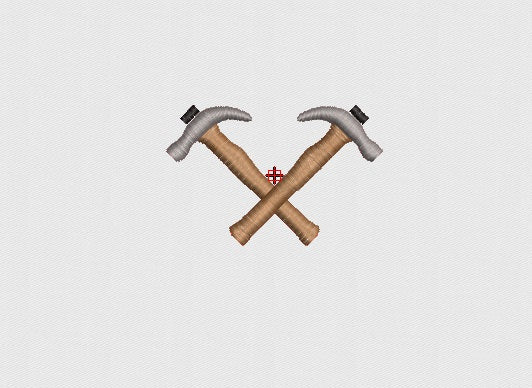 Hammer Embroidery Design