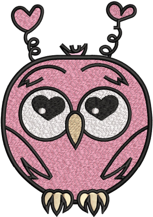 Owl Embroidery Design