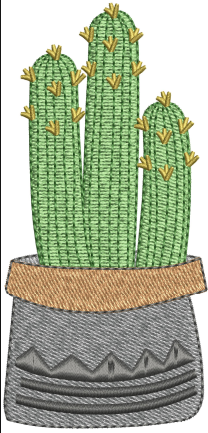 Plant Embroidery Design