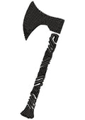 Axe Embroidery Design
