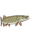 Cruel Fish Embroidery Design