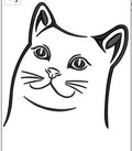 Cat Embroidery Design