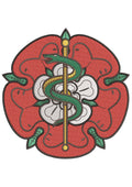 Snake Flower Embroidery Design