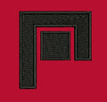 Geometric Inset Square Motif Embroidery Design