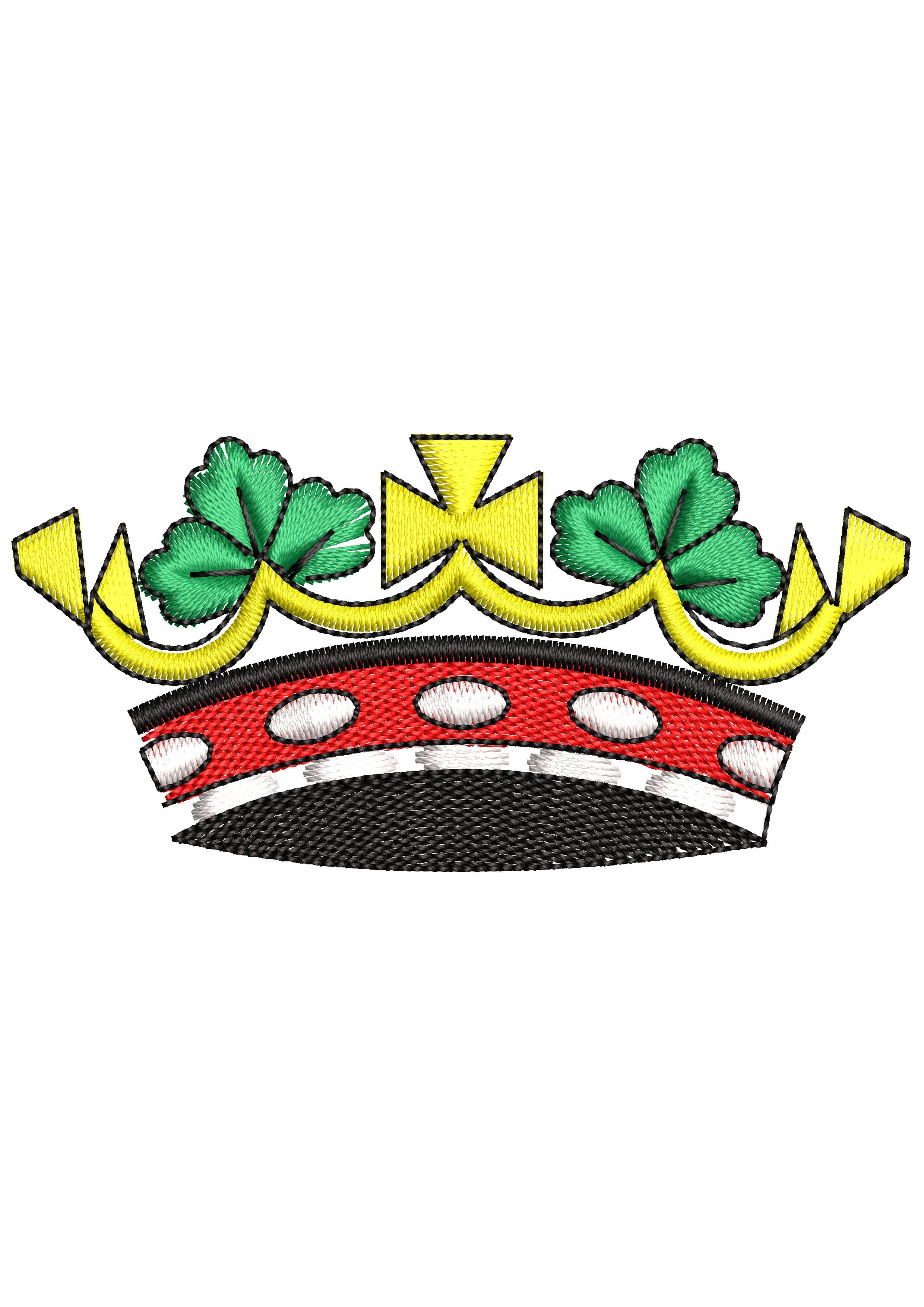Forest Crown Embroidery Design