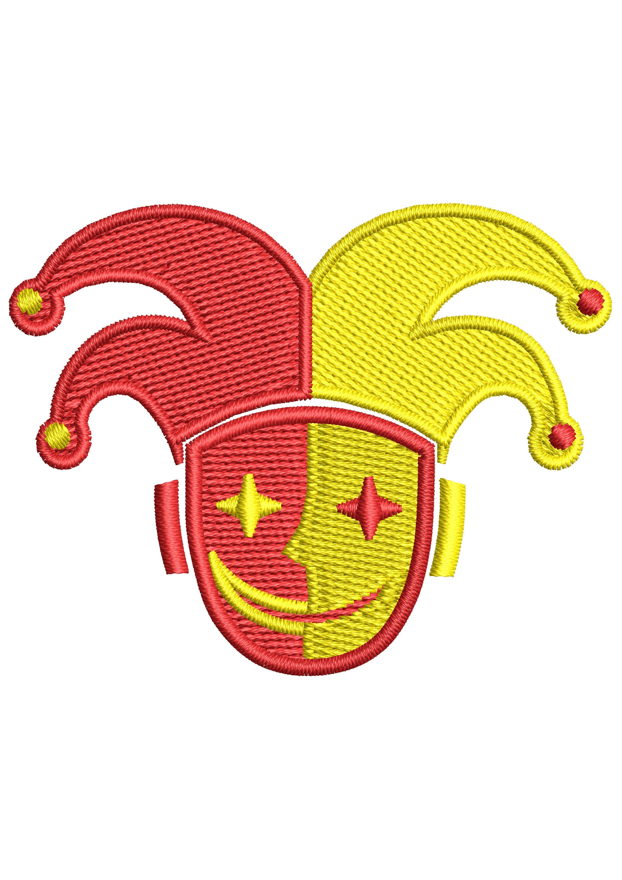 Jokers Embroidery Design