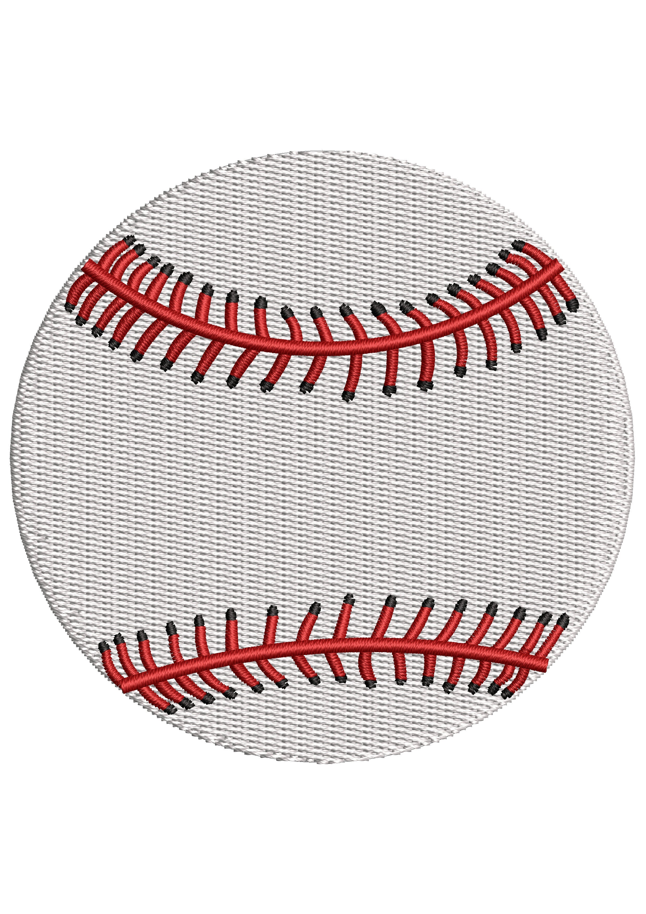 Baseball Embroidery Design