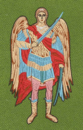 Winged Warrior Angelic Figure Embroidery Design
