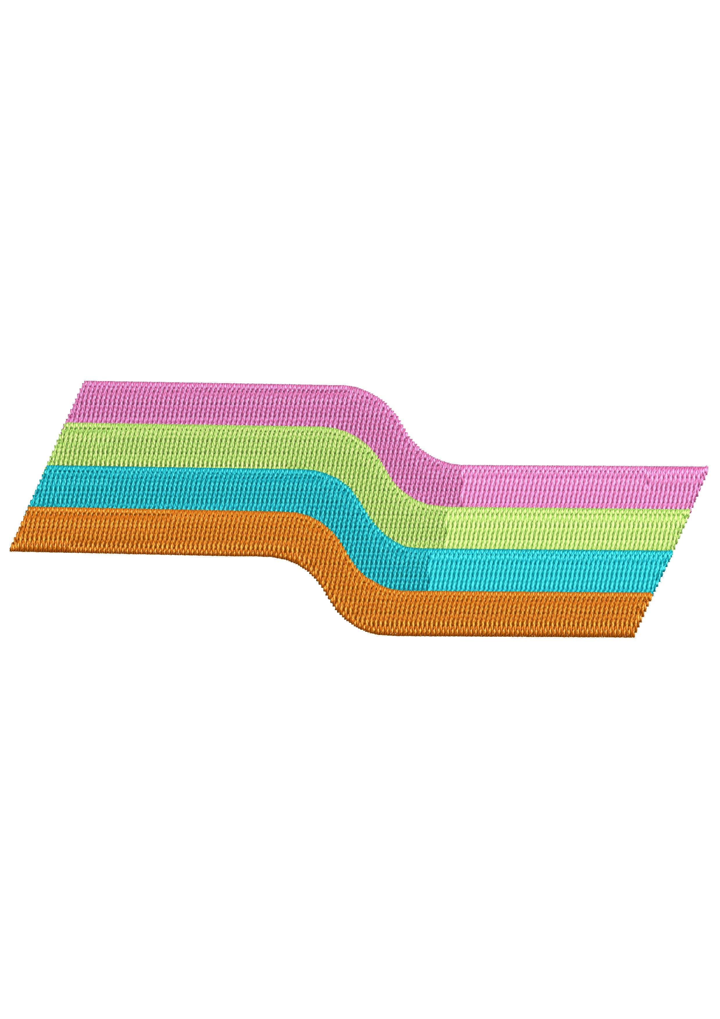 Rainbow Embroidery Design