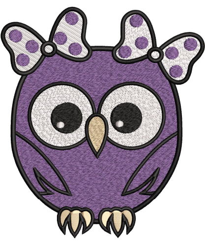 Owl Embroidery Design