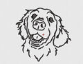 Dog Embroidery Design