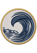 Ocean Waves Embroidery Design