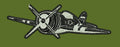 Airplane Embroidery Design
