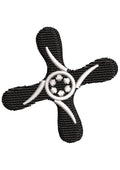 Fan Elec Embroidery Design