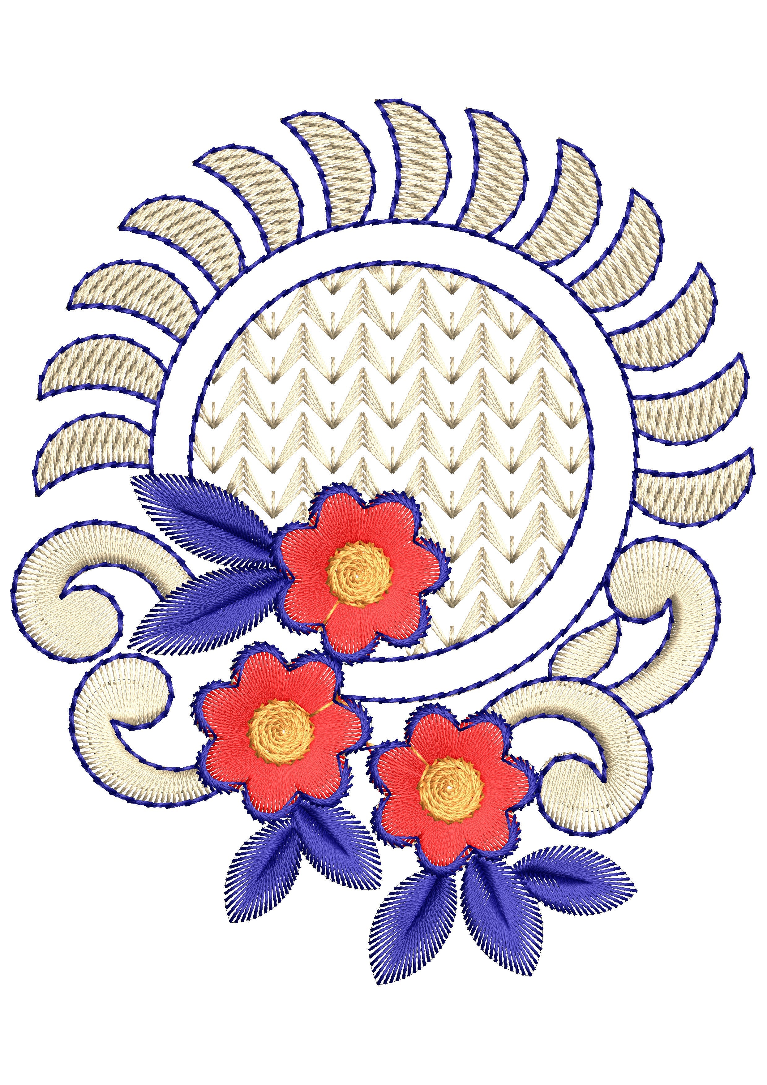 Art of Multi Embroidery Design