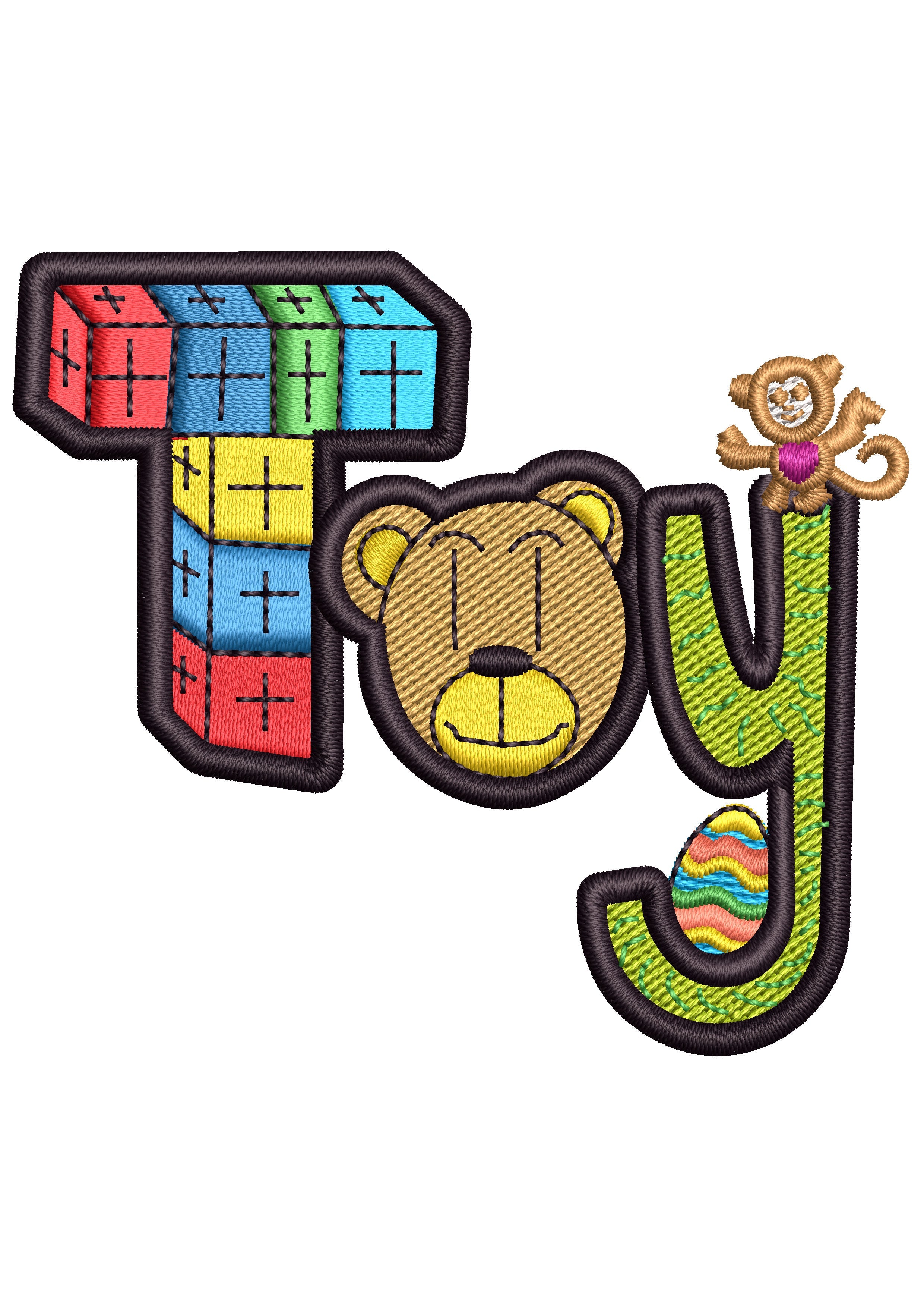 Toys Embroidery Design
