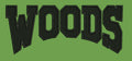 Stylized Woods Lettering Embroidery Design