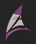 Abstract Sailboat Speed Logo Sailing Emblem Embroidery Design